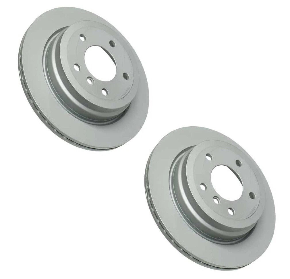 Set of 2 Rear Brake Disc Rotors for BMW E90 E92 E91 E93 328i E84 (2007–2013)