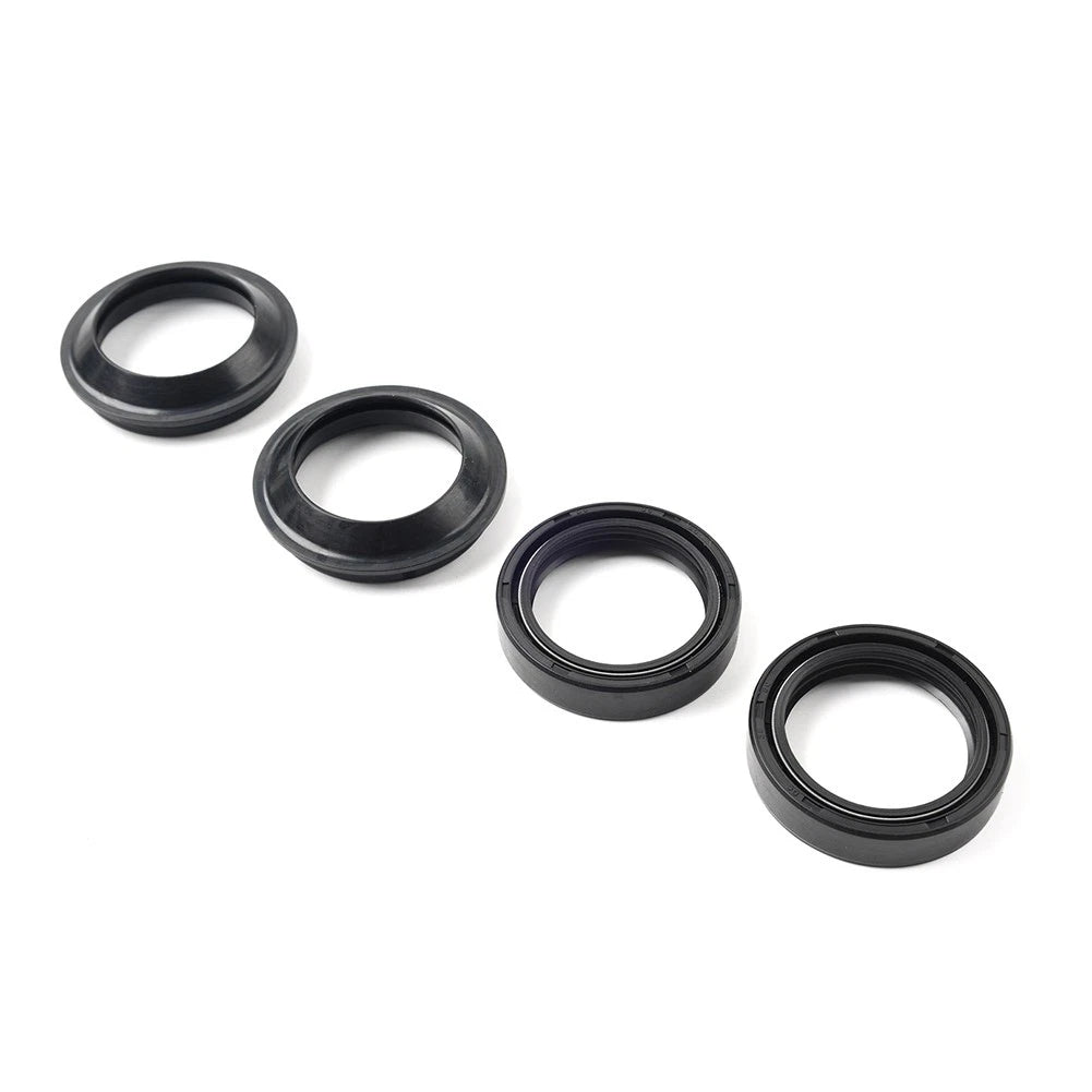 Set of 4 Front Fork Dust Oil Seals for Suzuki RM125 RM250 (1979–1982)