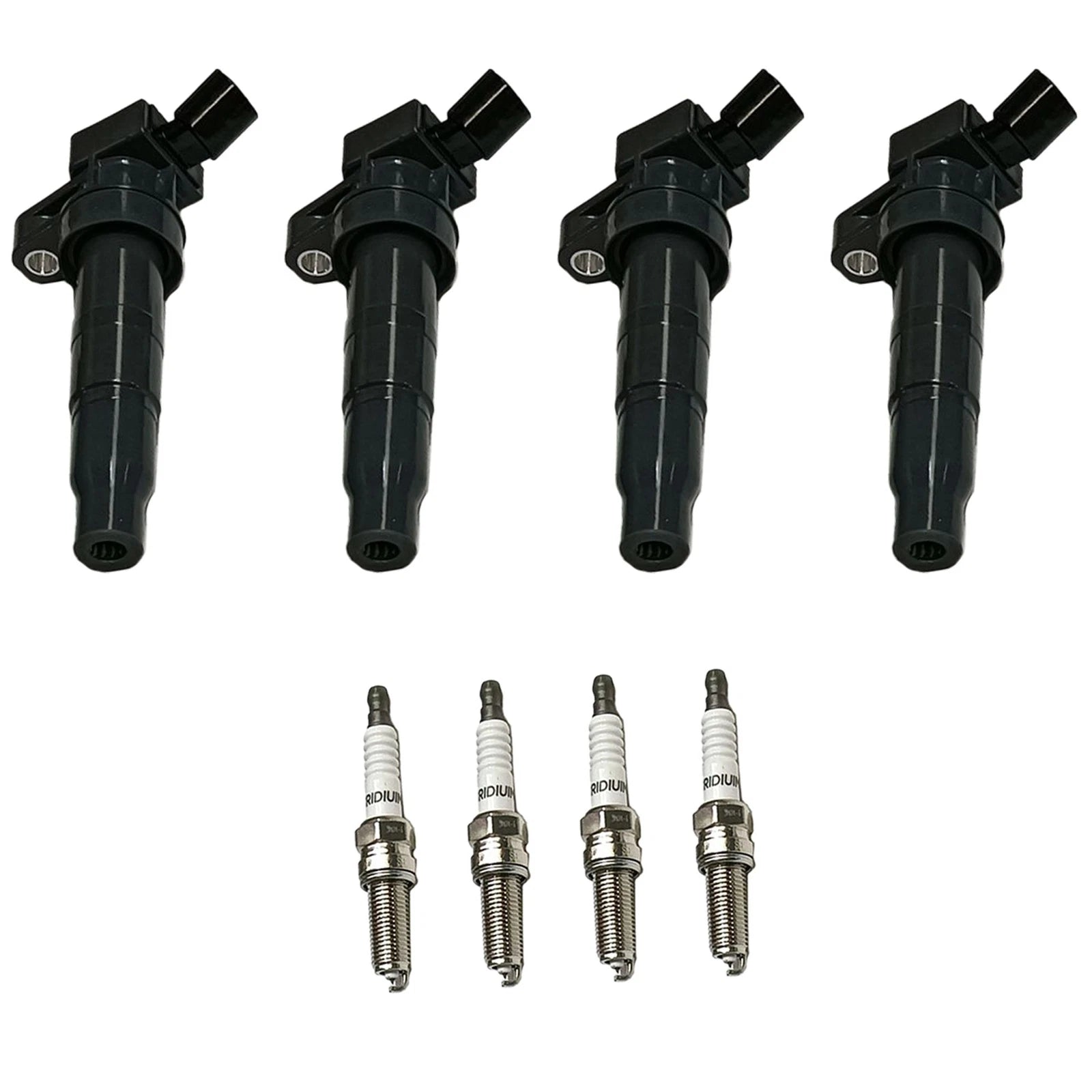 4X Ignition Coil & Spark Plug for Kia Optima 2011–2015 2.0L L4 Turbo UF647
