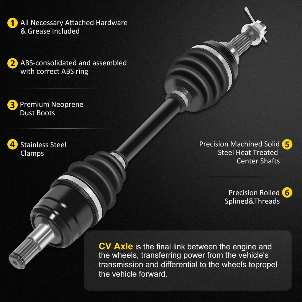 2Pcs CV Axle Shaft Assembly for Honda FourTrax 300 (1998–2000)