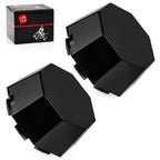 Pair Matte Black Hub Cover for Polaris Sportsman 570 (2015–2025)
