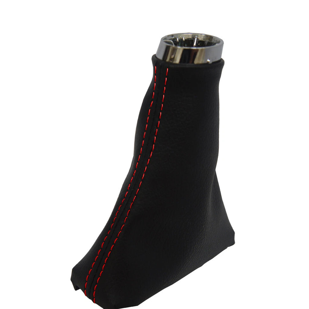 Automatic Shift Boot for Acura ILX (2013–2022) Red Stitch Leather Synthetic