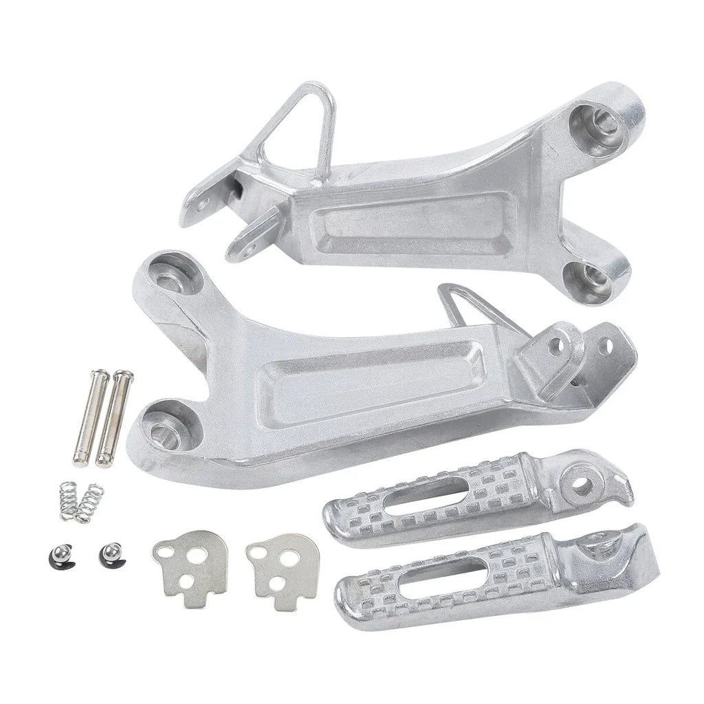 Rear Passenger Footrests Footpegs Bracket Set for Honda CBR600RR (2003-2004)