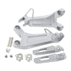 Rear Passenger Footrests Footpegs Bracket Set for Honda CBR600RR (2003-2004)
