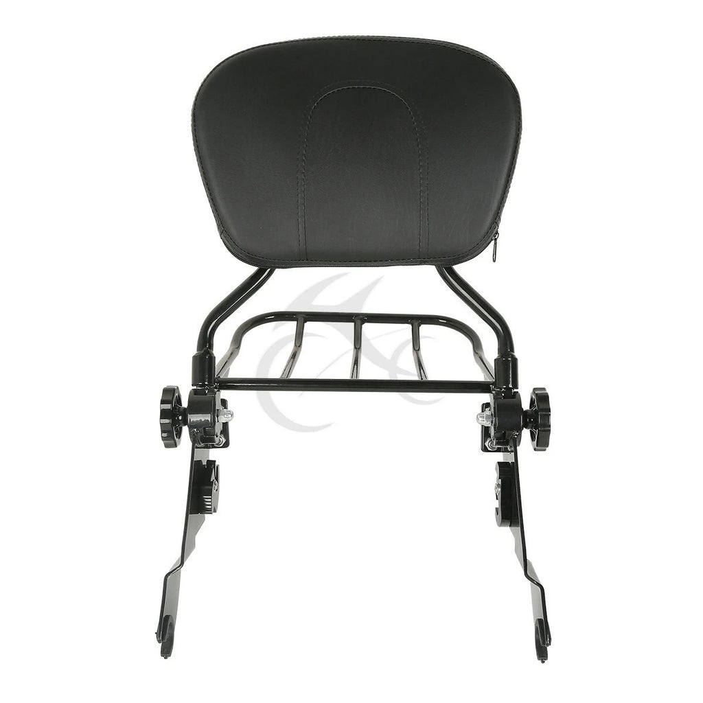 Detachable Backrest Sissy Bar Rack Docking Hardware for Harley Touring (2014–2025)