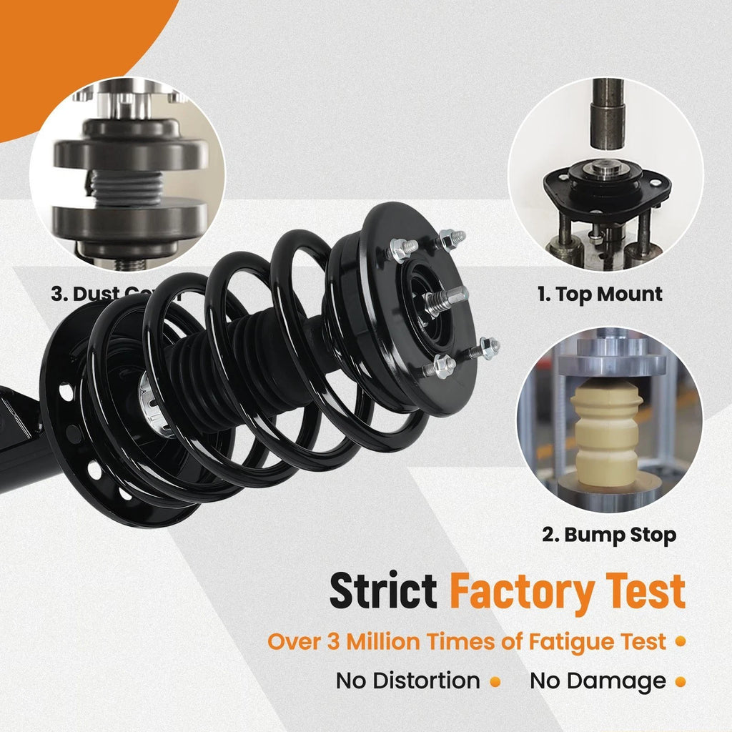 Set of 4 Strut Assemblies for Mercury Sable Ford Taurus (2008–2009) FWD