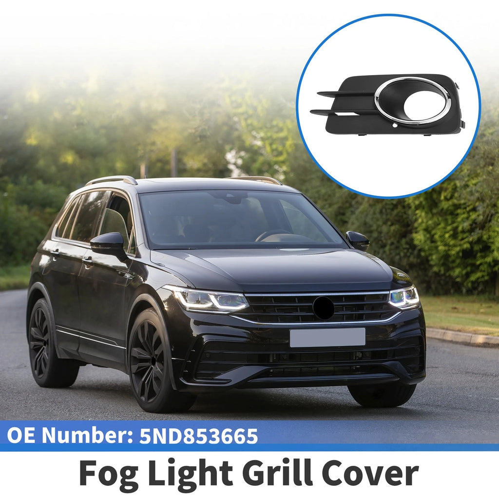1 Pc Fog Light Grill for Volkswagen Tiguan (2010–2012) No. 5ND853665
