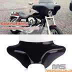 Black Batwing Windshield Fairing for Harley Softail FLSTF FLHR