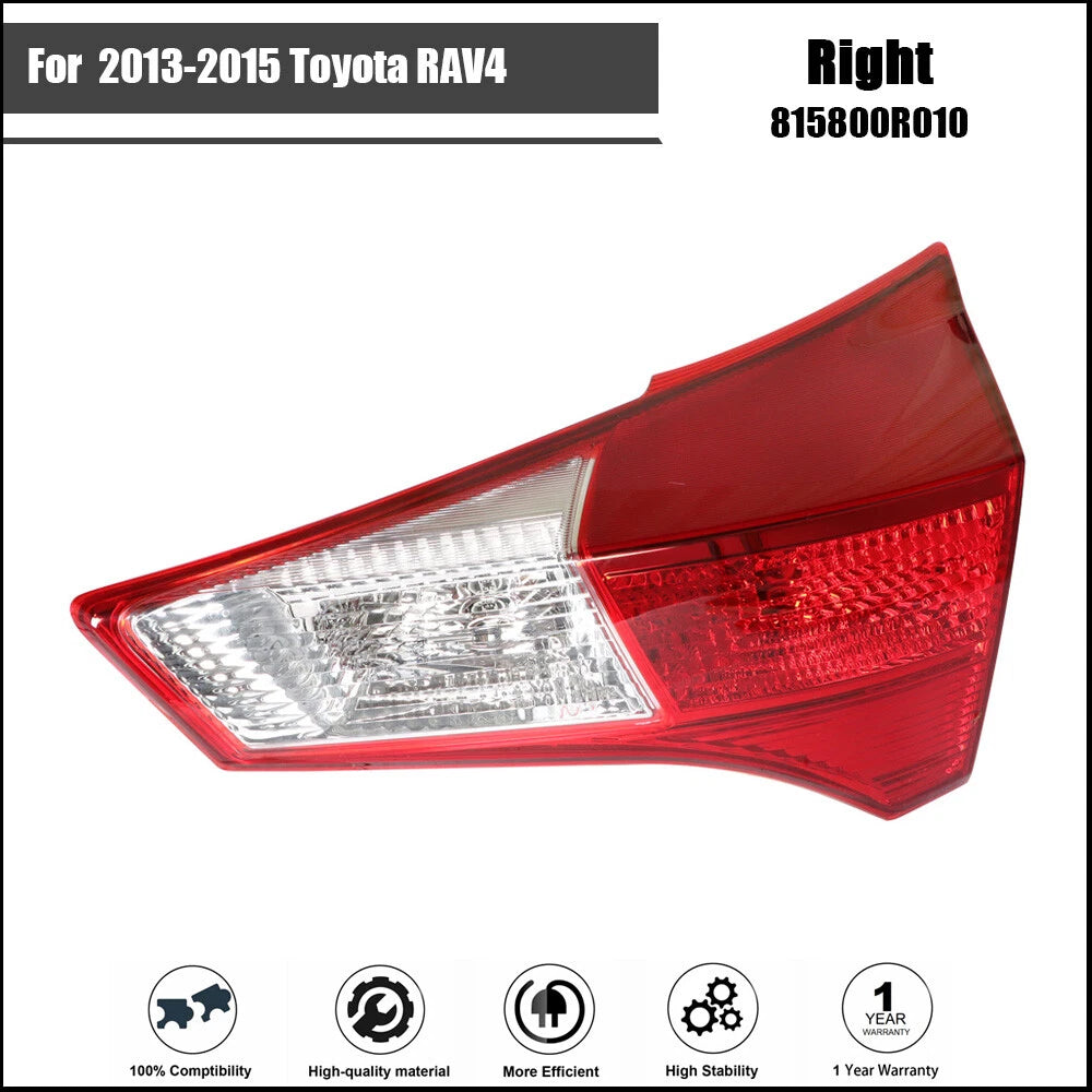 Tail Light Assembly for Toyota RAV4 (2013–2015) Right Passenger Rear Halogen