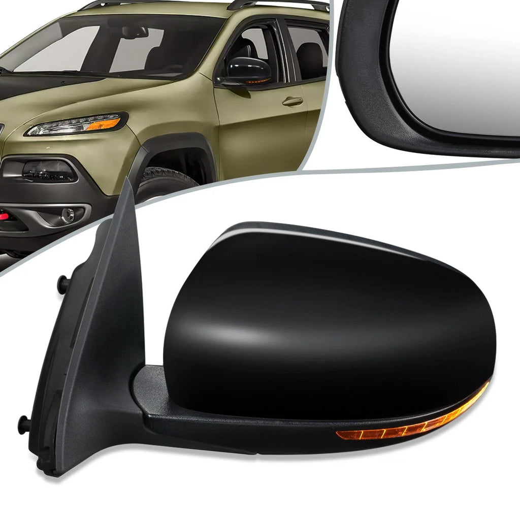 Power Heated Signal Driver Side Mirror for Jeep Cherokee (2014–2020) CH1320431