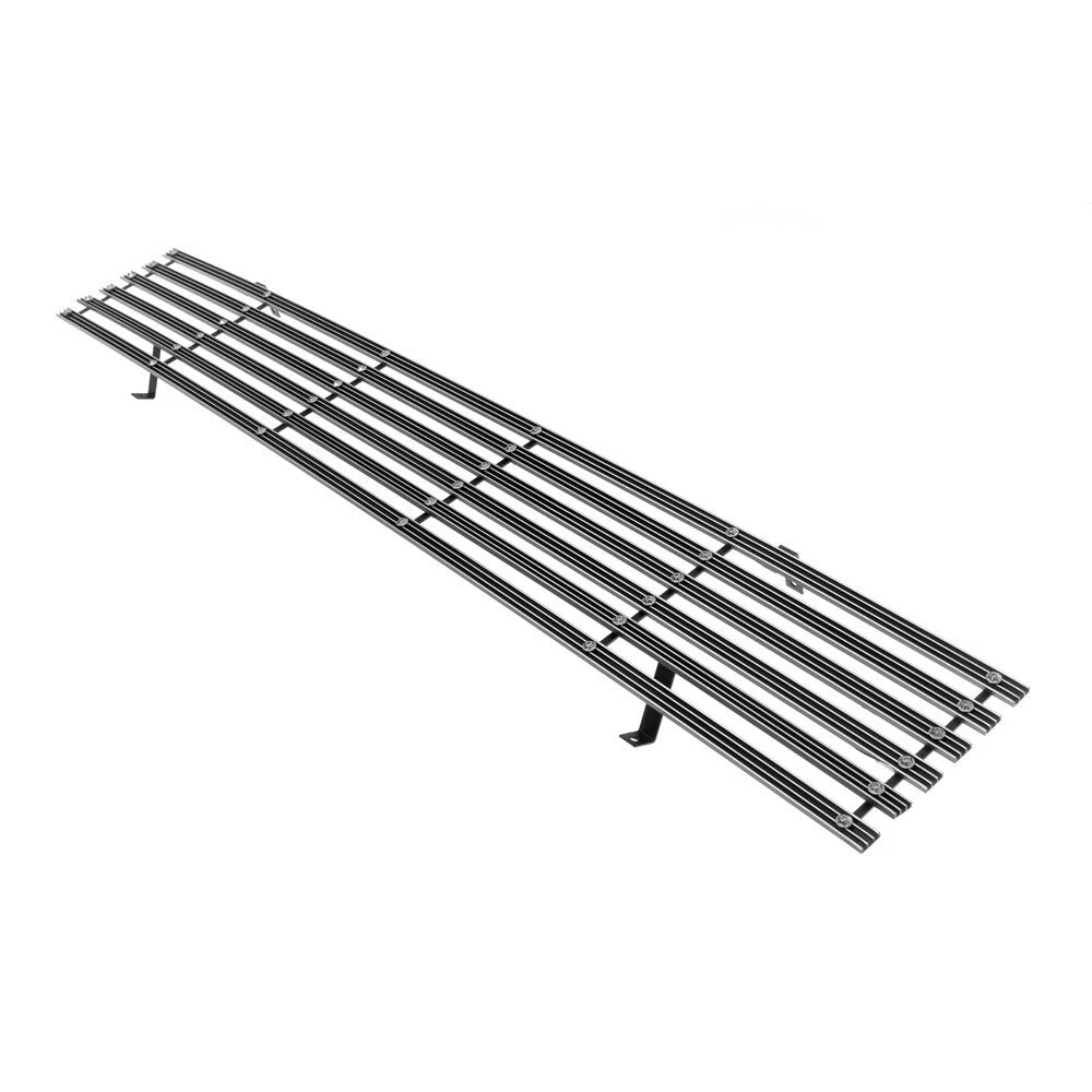 Chrome Wide Rivet Billet Grille Insert for Nissan Pickup (1986–1997)