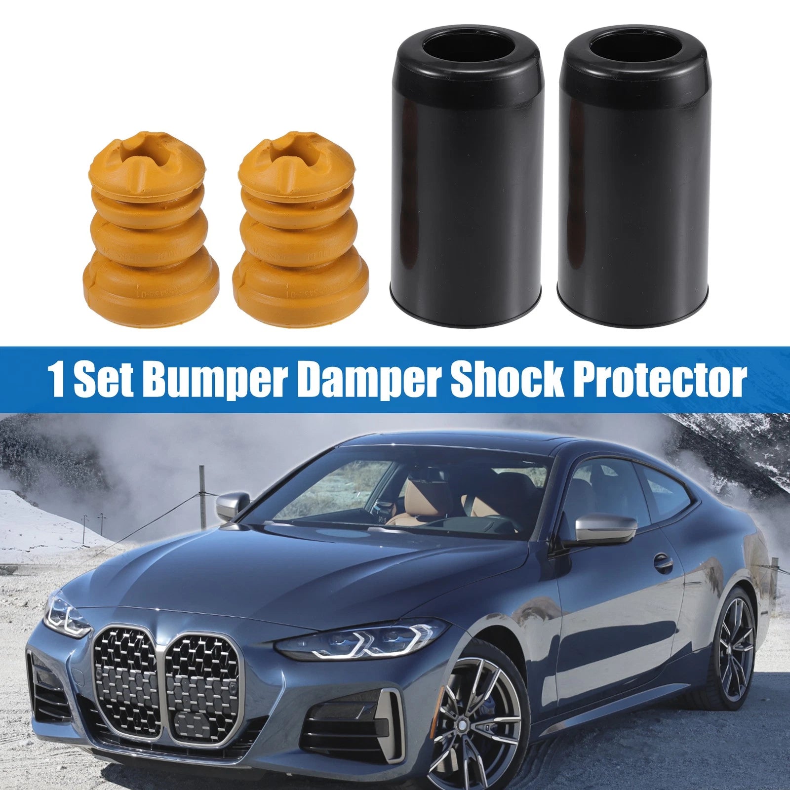 Set of 1 Bumper Damper Shock Protector for BMW 228i (2014–2016) No.33536858240/33536854709