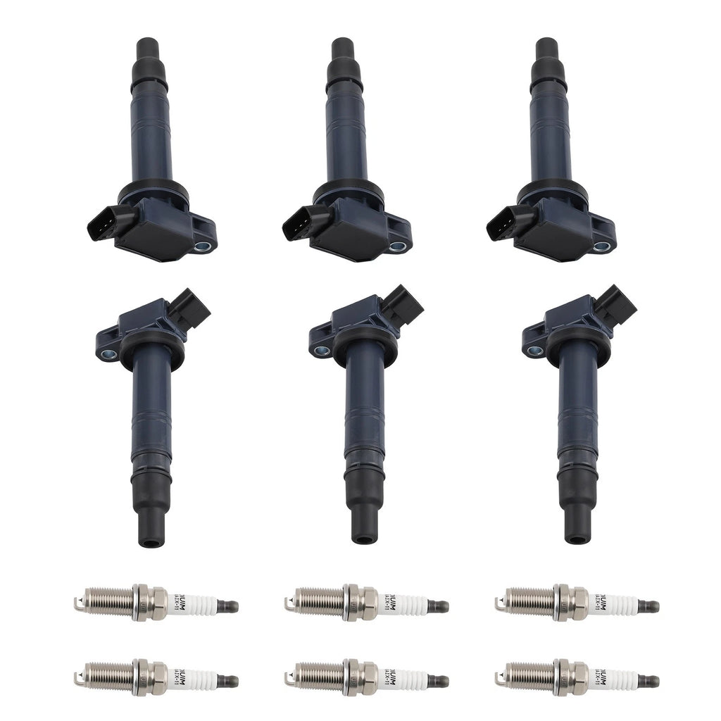 Set of 6 Ignition Coils & 6 Spark Plugs for Toyota 4Runner Tacoma Tundra (2000–2023)