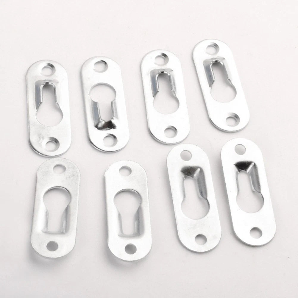 Metal Mirror Hook Snap Hanger Bracket for Flat Frames