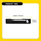 Gloss Black Door Handle Covers for Ford F150 (2021–2024) W/O SMK