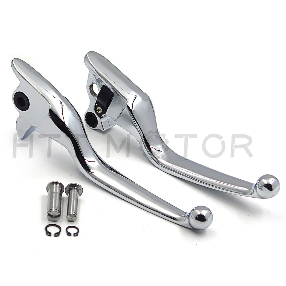 Brake Clutch Hand Levers for Harley Touring (2008–2013, 2014-later FLHR FLHRC) Chrome