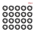 20X 6203-2RS Rubber Seal Ball Bearings for Industrial Use (17x40x12mm)
