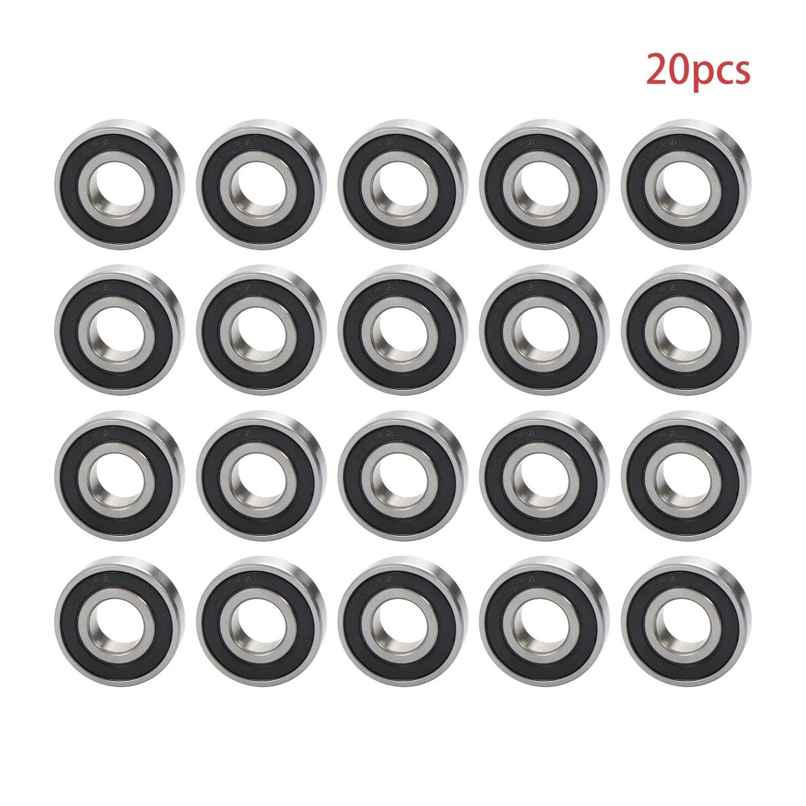 20X 6203-2RS Rubber Seal Ball Bearings for Industrial Use (17x40x12mm)