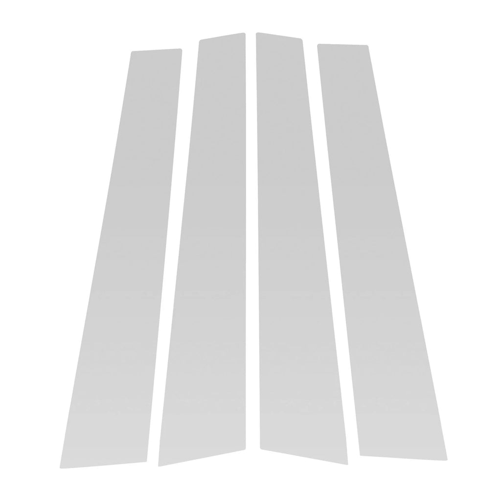 Set of 4 Door Pillar Window Trim for Lexus GS (2012–2019) Silver Tone