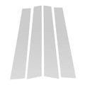 Set of 4 Door Pillar Window Trim for Lexus GS (2012–2019) Silver Tone