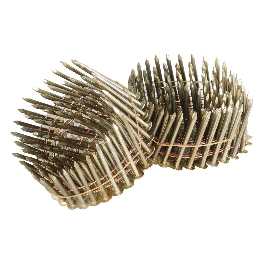 Coil Roofing Nails for Roofing Projects (1-3/4" × 0.12", Galvanized)
