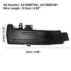 1 Pair LED Wing Mirror Indicator Repeater Light A2129067501 for Mercedes W176 (2013–2018)