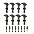 8X Ignition Coils & Spark Plugs for Jeep Liberty Dodge Ram Chrysler Aspen (2002–2012)