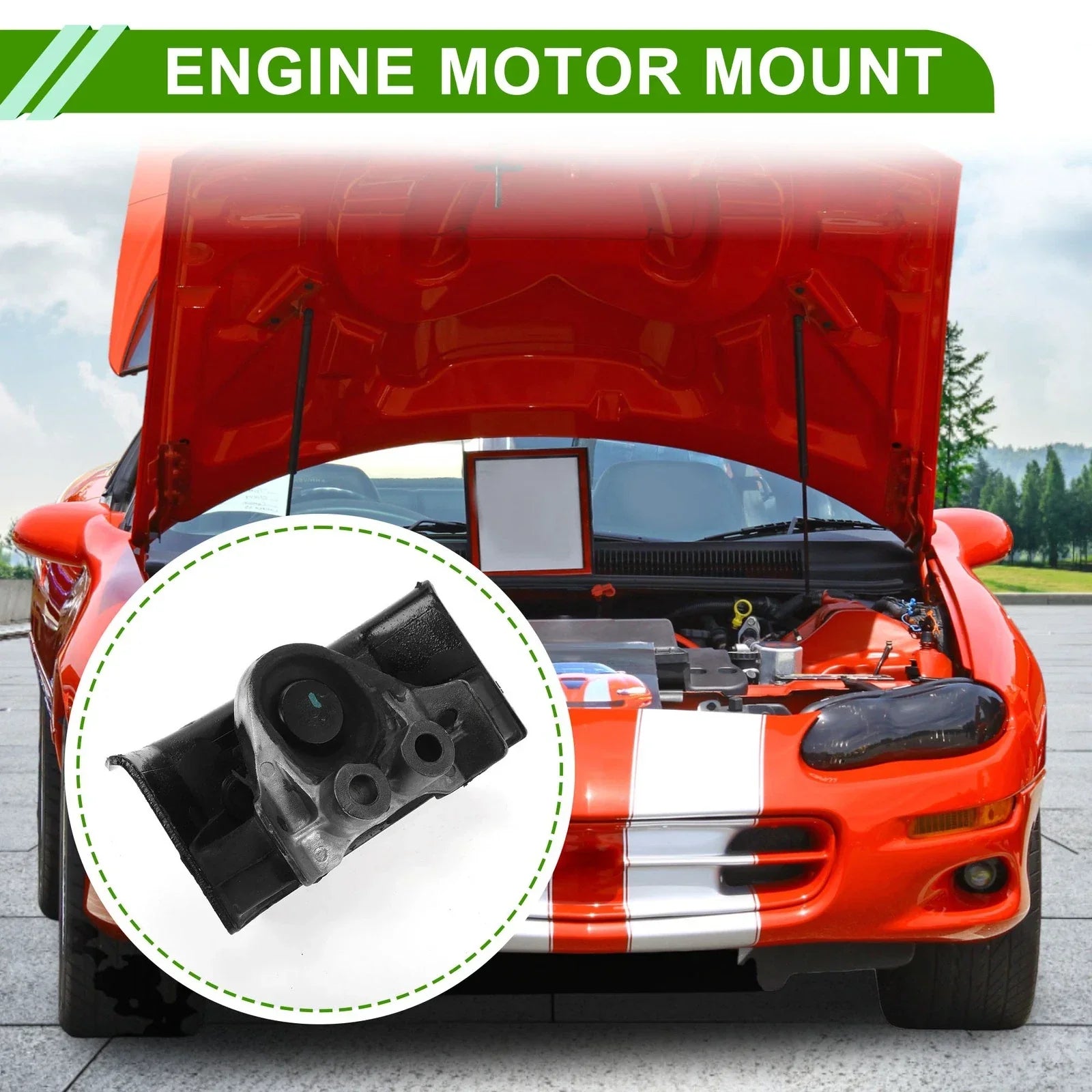 Engine Motor Mount for Chevrolet Camaro 3.6L 2011-2015 (2 x Transmission Mounts)