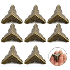 8Pcs Antique Brass Corner Protectors for Furniture Jewelry Box Desk Edge