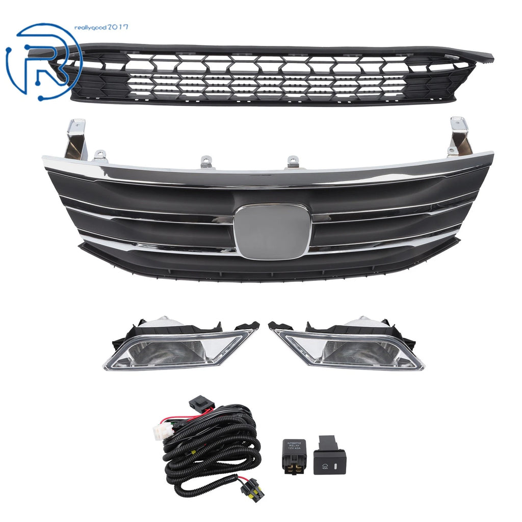 Chrome Grille & Fog Lights Kit for Odyssey (2011-2014)
