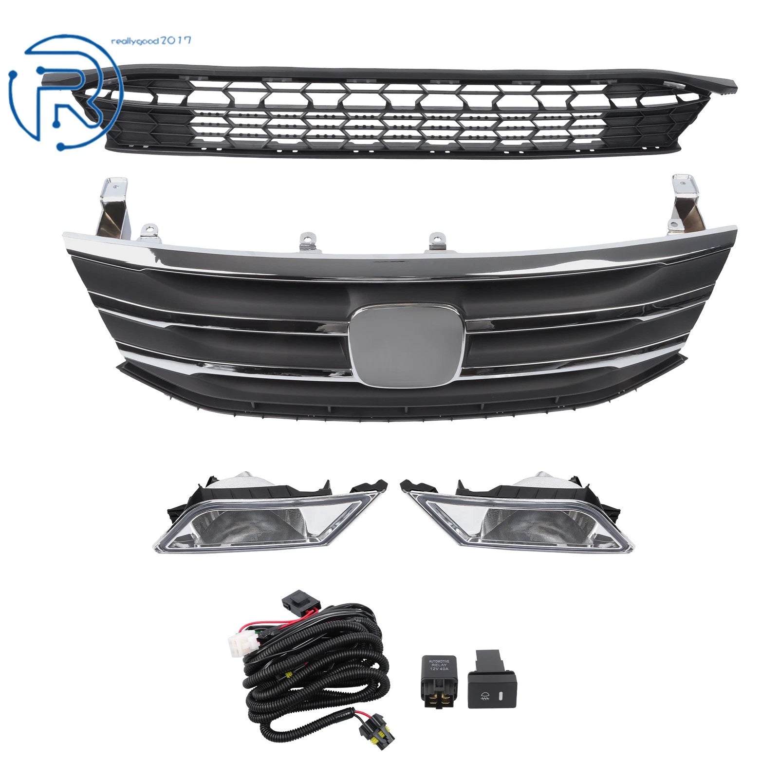 Chrome Grille & Fog Lights Kit for Odyssey (2011-2014)