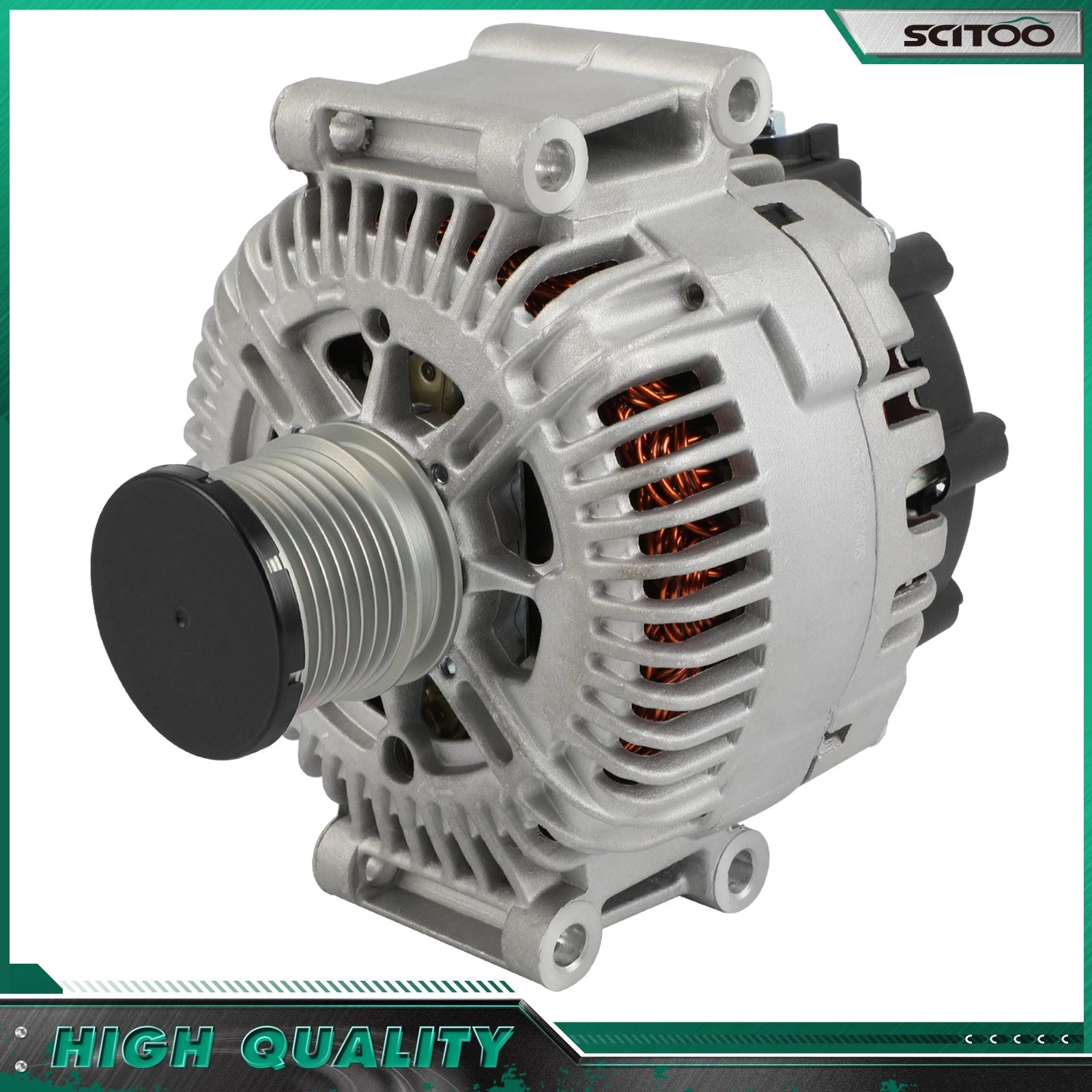 Alternator for Dodge Sprinter 2500 (2007–2008, 2010–2018) 180Amp 04801250AB