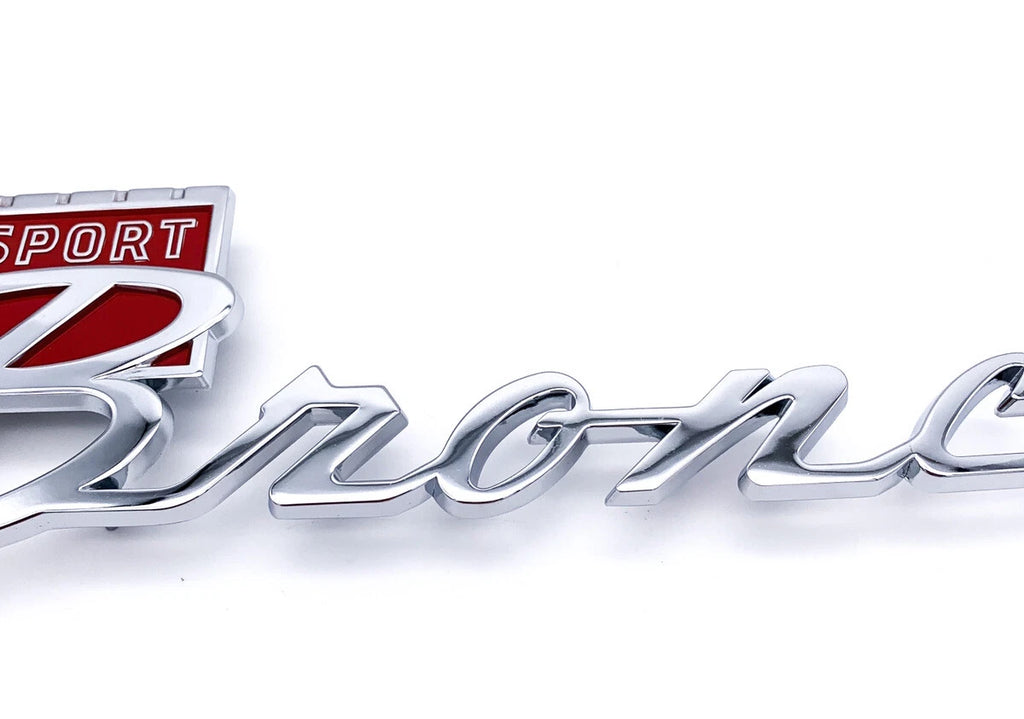 Fender Emblem Red Fill Replacement for Ford Bronco (1967–1977)