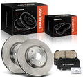 Front Disc Brake Rotors & Ceramic Pads for Nissan 350Z (2003–2008)