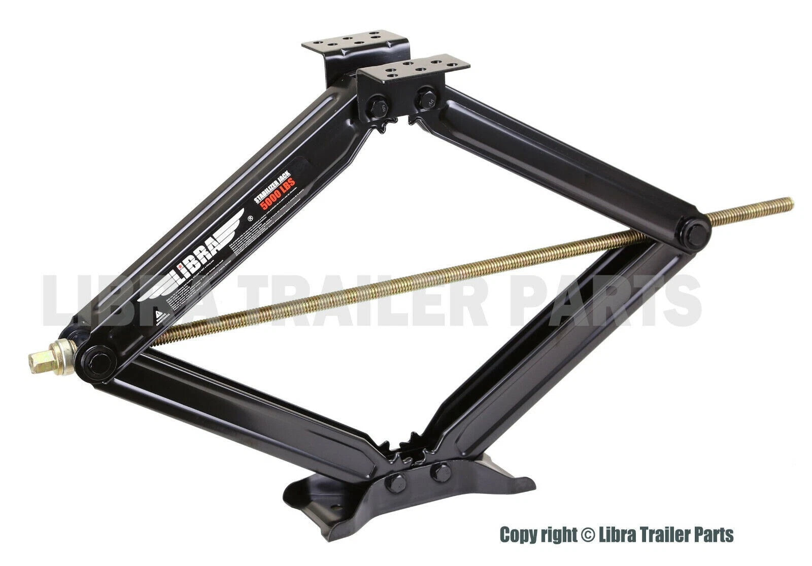 30" RV Trailer Stabilizer Leveling Scissor Jack for Libra (5000 lb)