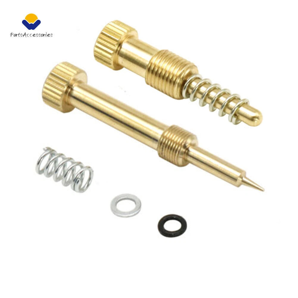 Carburetor Air Fuel Mixture Screw + Idle Speed Adjustment Screw for Mikuni VM22
