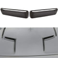 Carbon Fiber Engine Hood Air Vent Cover Trim for Dodge Challenger (2015-2022)