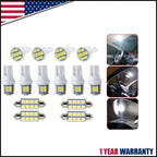 14x White Interior LED Light Package Kit for Ford F150 (1998–2016)