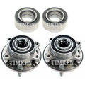 Front & Rear Wheel Bearings & Hubs Kit for Ford Edge, Lincoln MKX (2007–2018)