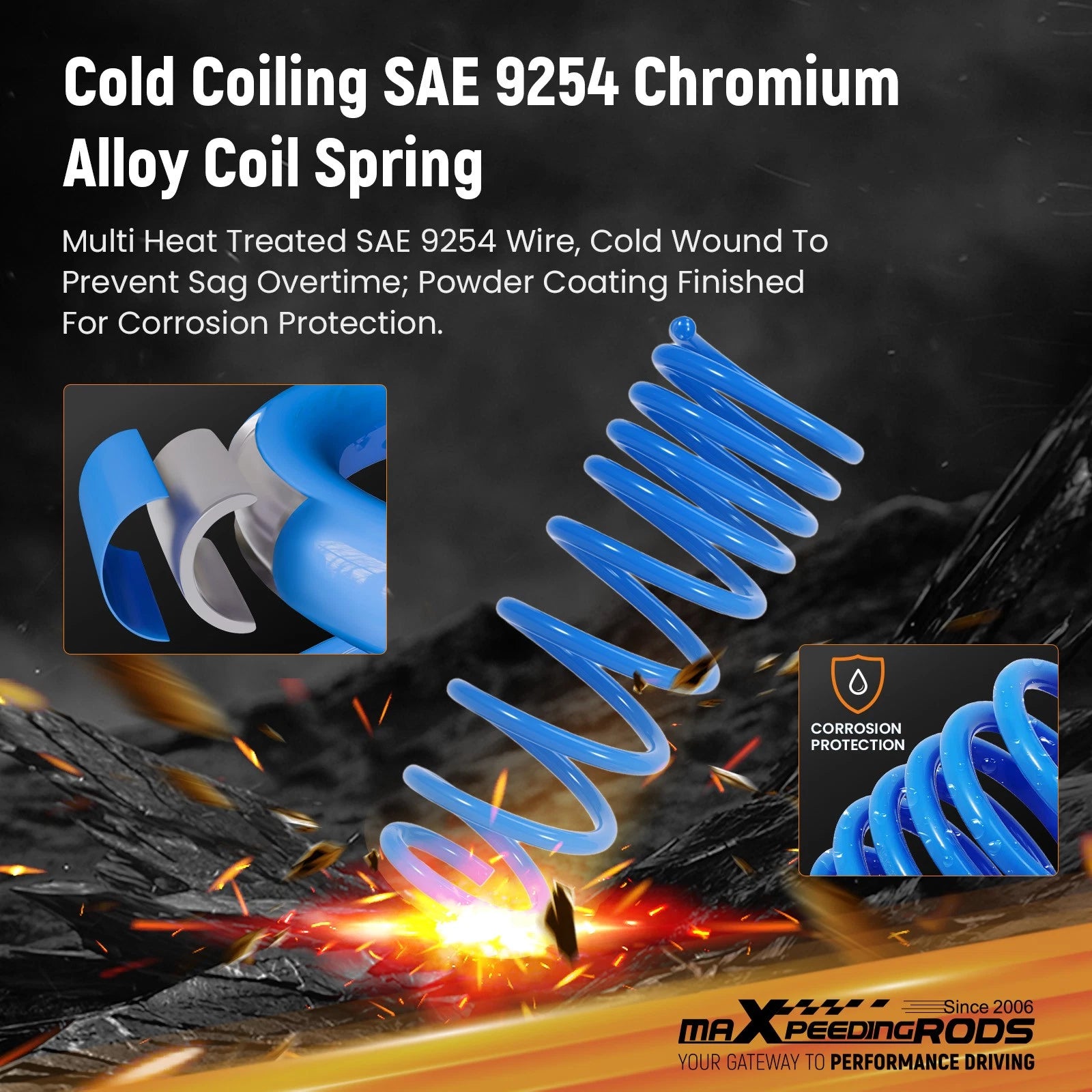 Lowering Sport Springs for Toyota Corolla FWD (2009–2013)