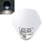 6W LED Bulbs Dual Headlight Lamp for Dirt Pit Bike