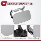 Front Left Washer Nozzle Cover Cap for Audi A4 (2013–2016) 1Pcs Silver Tone