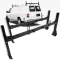 2X Black 2 Bar Ladder Roof Rack Crossbar for Ford Econoline Van
