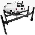 2X Black 2 Bar Ladder Roof Rack Crossbar for Ford Econoline Van
