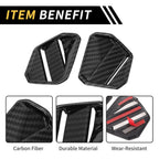 Set of 2 Carbon Fiber Air Vent AC Outlet Cover Trim for Toyota Tundra (2022–2024)