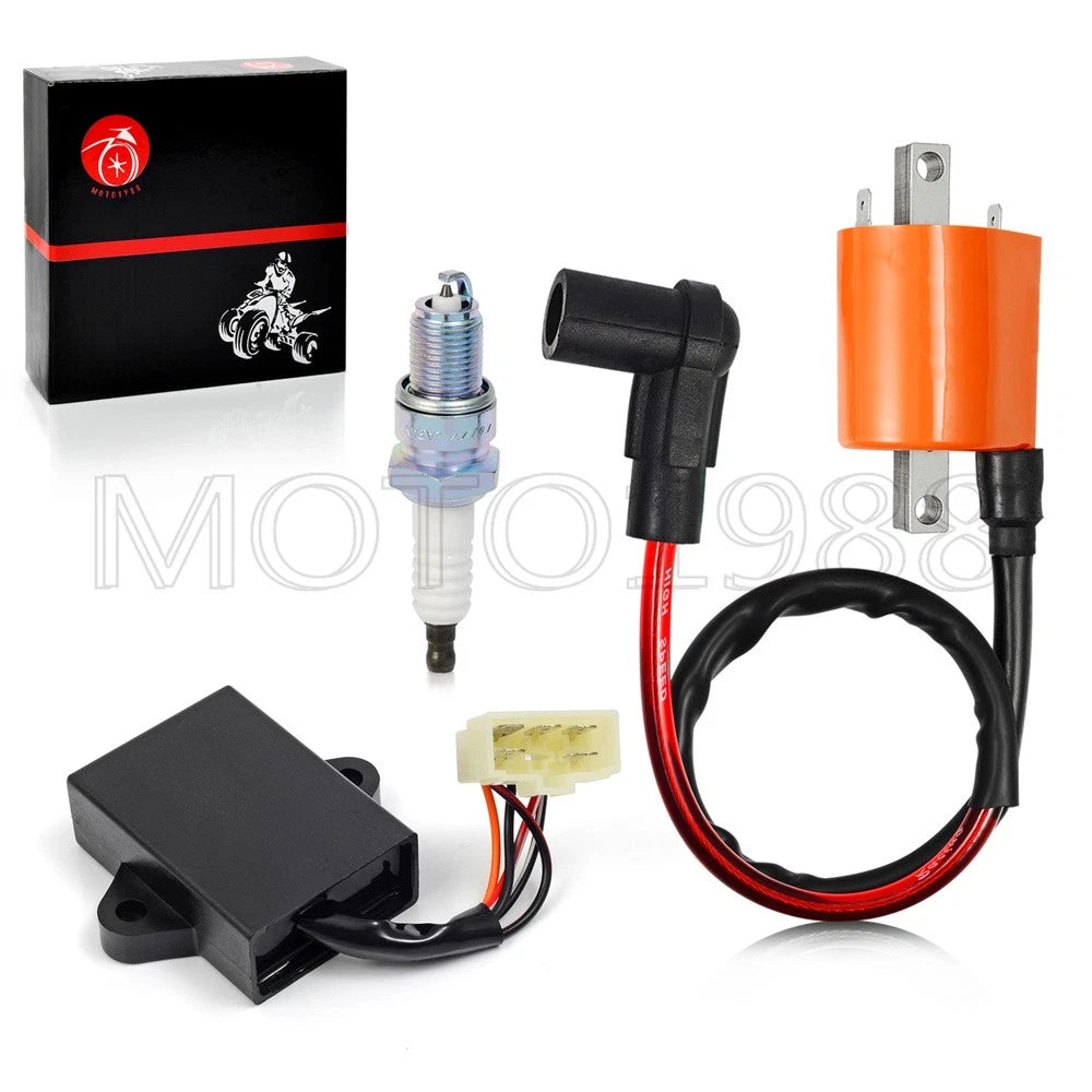 Ignition Coil CDI Box Spark Plug for Yamaha Golf Cart G9 (1991–1995)