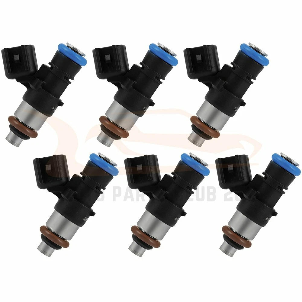Set of 6 Fuel Injectors for Ford Edge Taurus Flex Fusion Lincoln MKX MKZ MKT (3.5L)