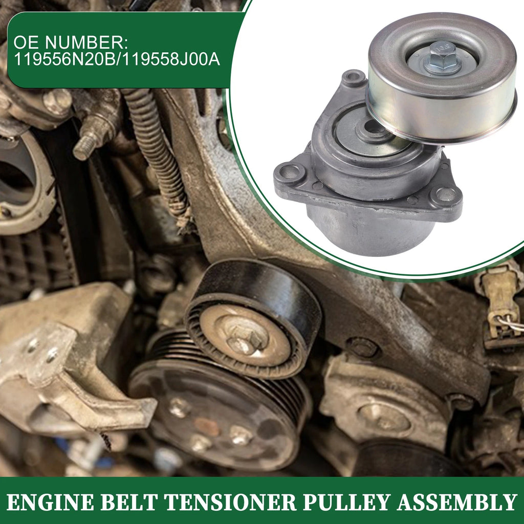 Engine Belt Tensioner Pulley Assembly for Nissan Altima (2002–2013) No. 119556N20B
