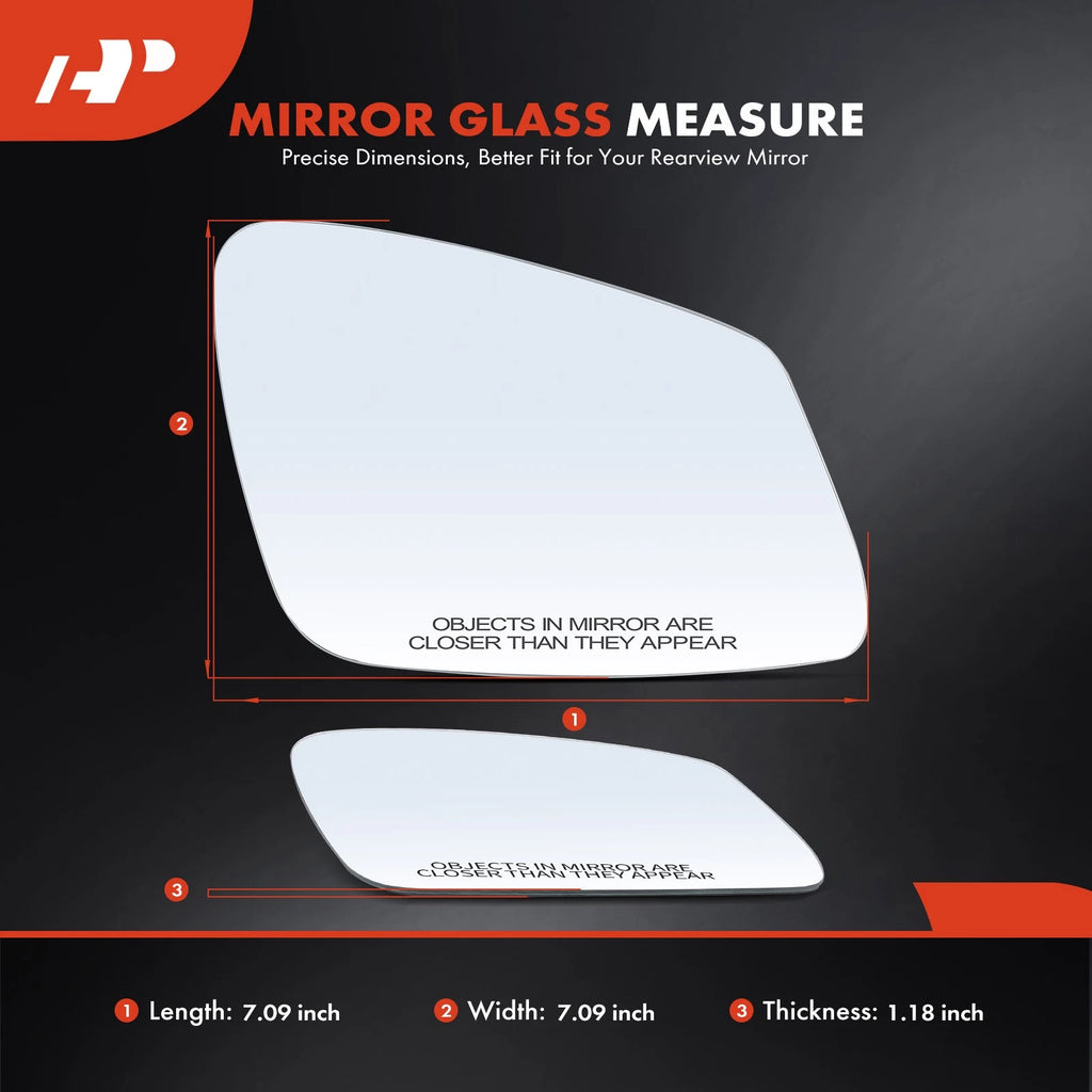 Heated Passenger Power Mirror Glass for BMW 528i (2010-2016)