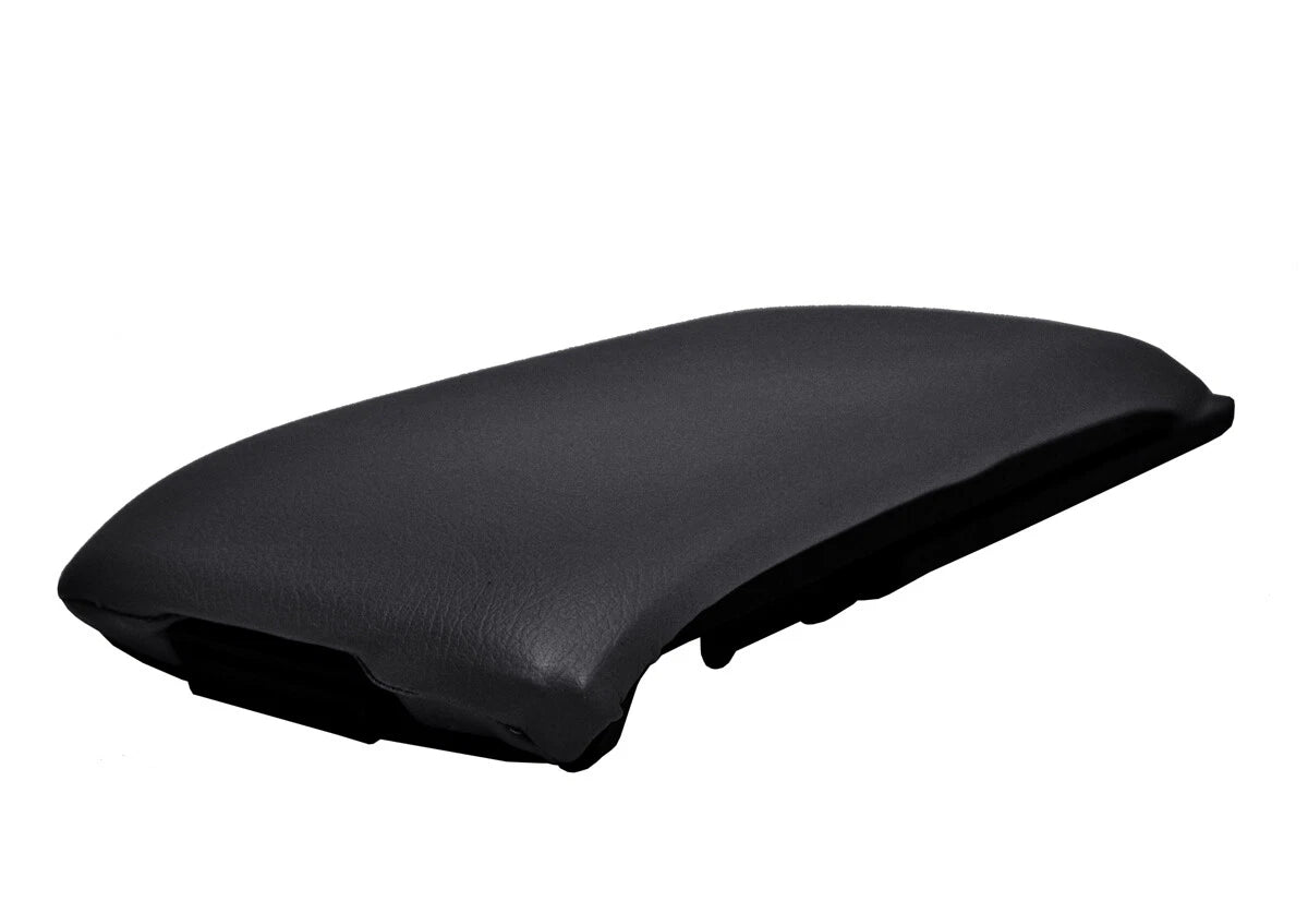 Console Lid Armrest Cover for Nissan Murano (2003–2004) Black PVC Leather